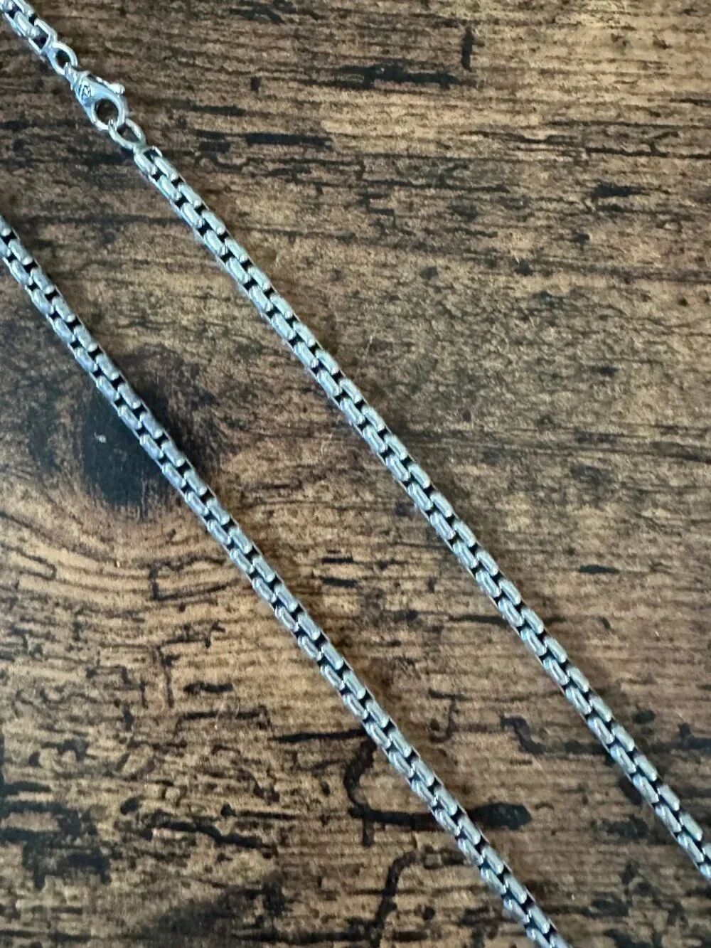 David Yurman Box Chain Necklace in Sterling Silver - 4.8mm - 26